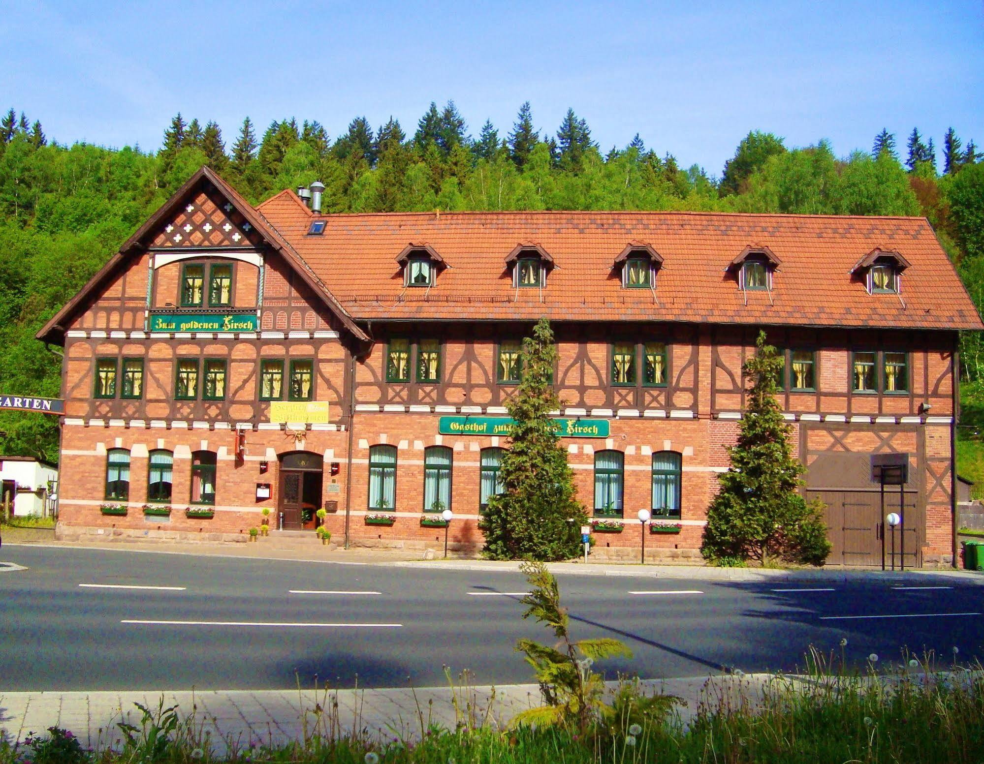 Hotel Zum Goldenen Hirsch Sankt Kilian Экстерьер фото